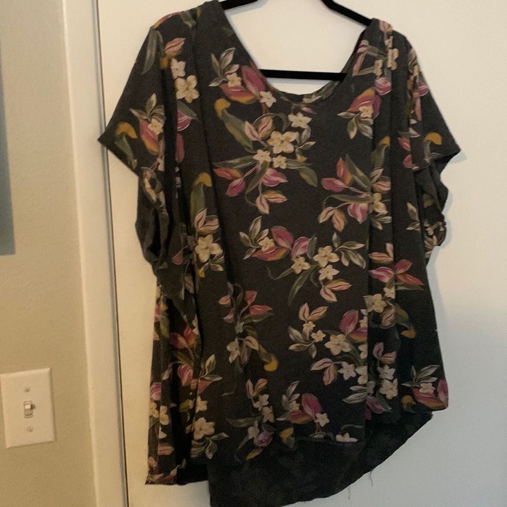 Two floral shirts